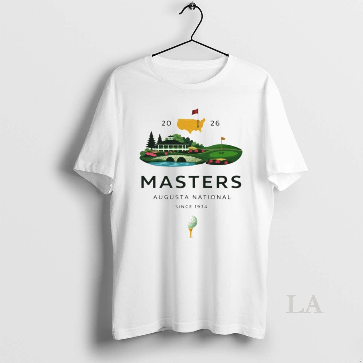 Original Masters Augusta National Golf Course Graphic 2026 Tournament