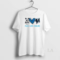 Original Miami Marlins Baseball Peace Love Marlins Logo