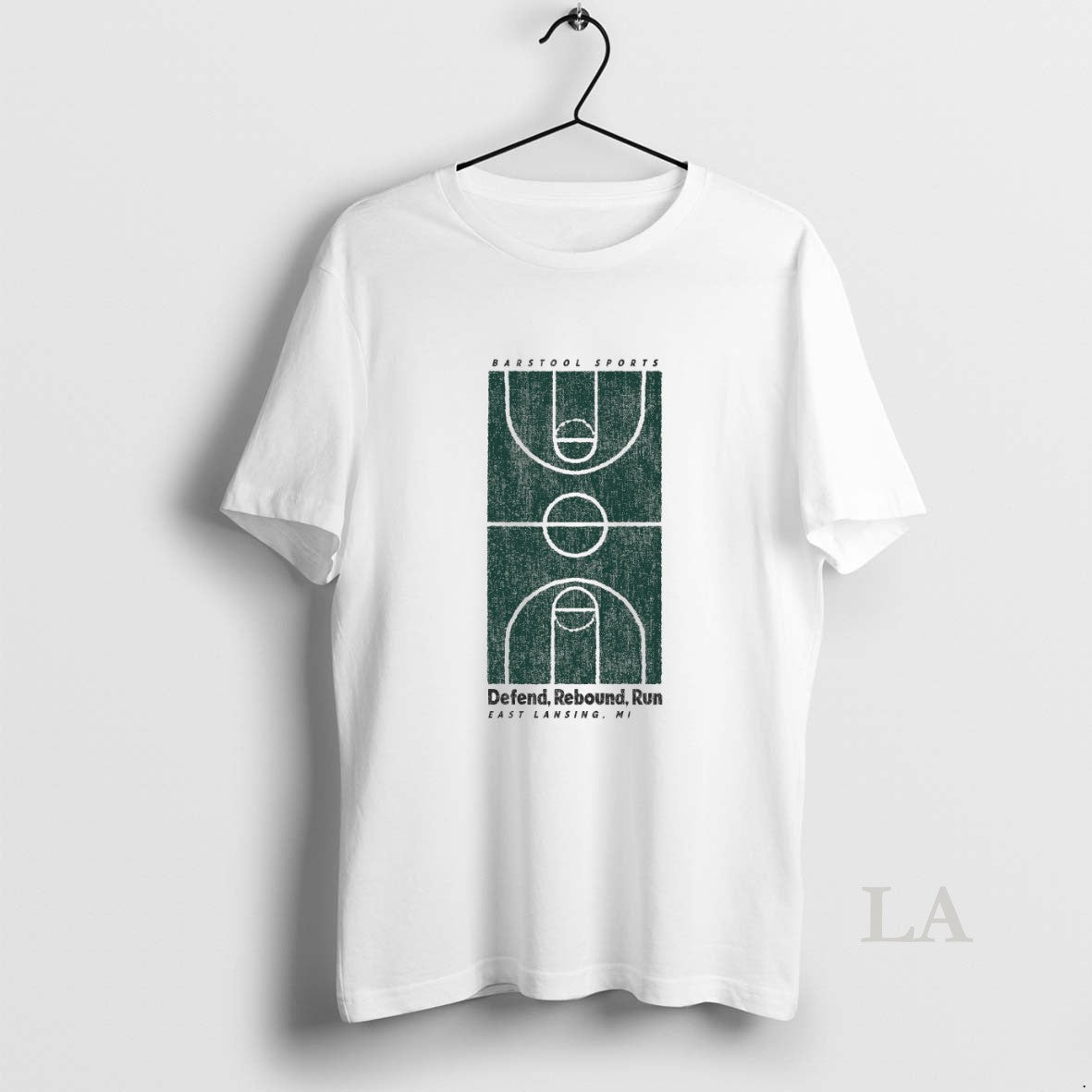 Original Michigan State Spartans Mens Basketball Defend Rebound Run East Lansing Mi