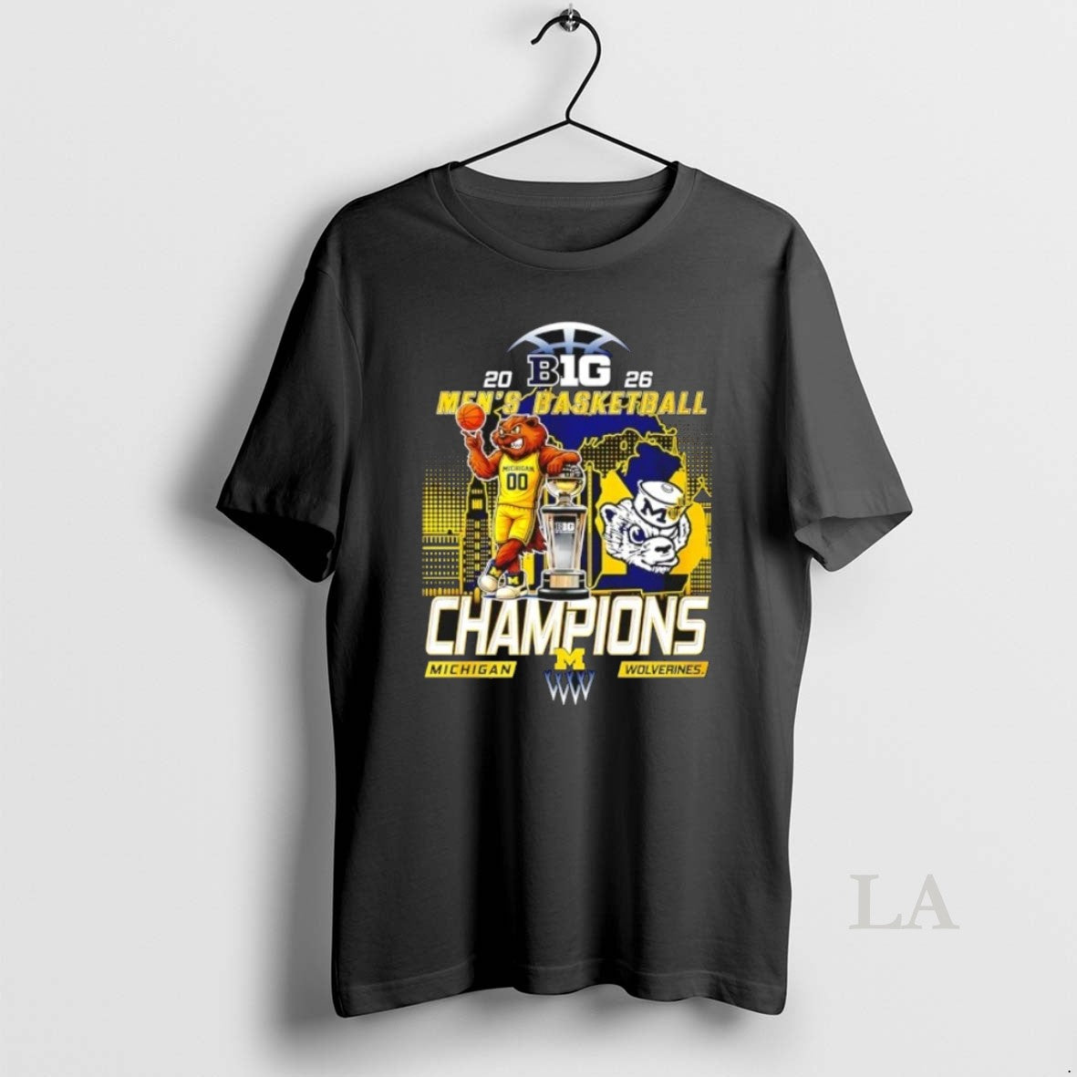Original Michigan Wolverines 2026 Big 10 Mens Basketball Champions