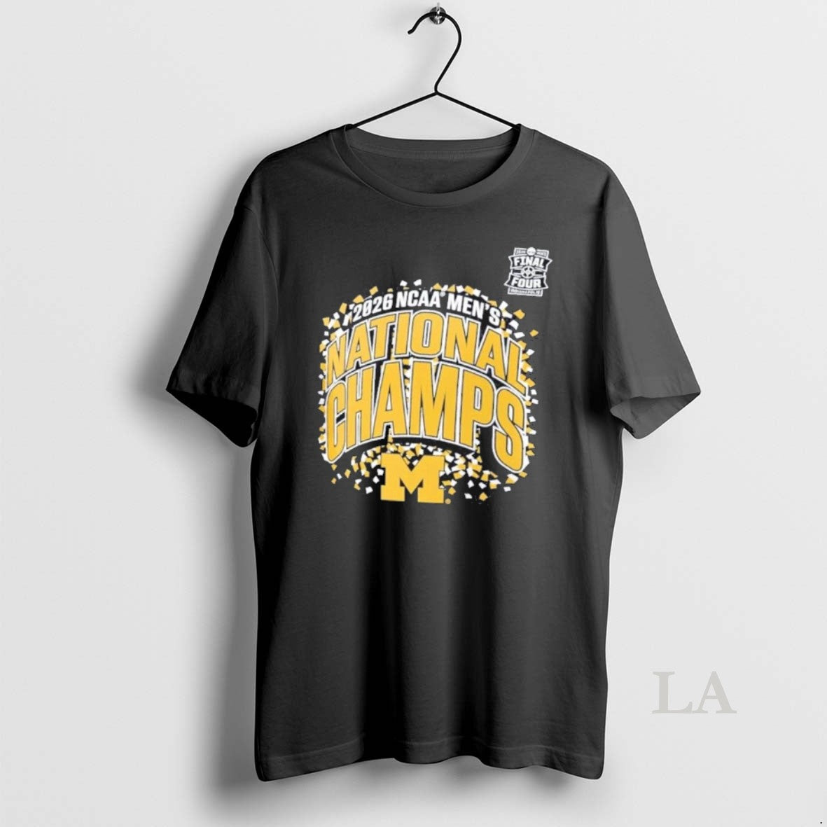 Original Michigan Wolverines 2026 Ncaa Mens Basketball National Champions Confetti