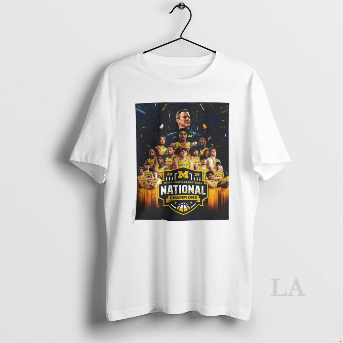 Original Michigan Wolverines National Champions Basketball Team Ncaa Logo