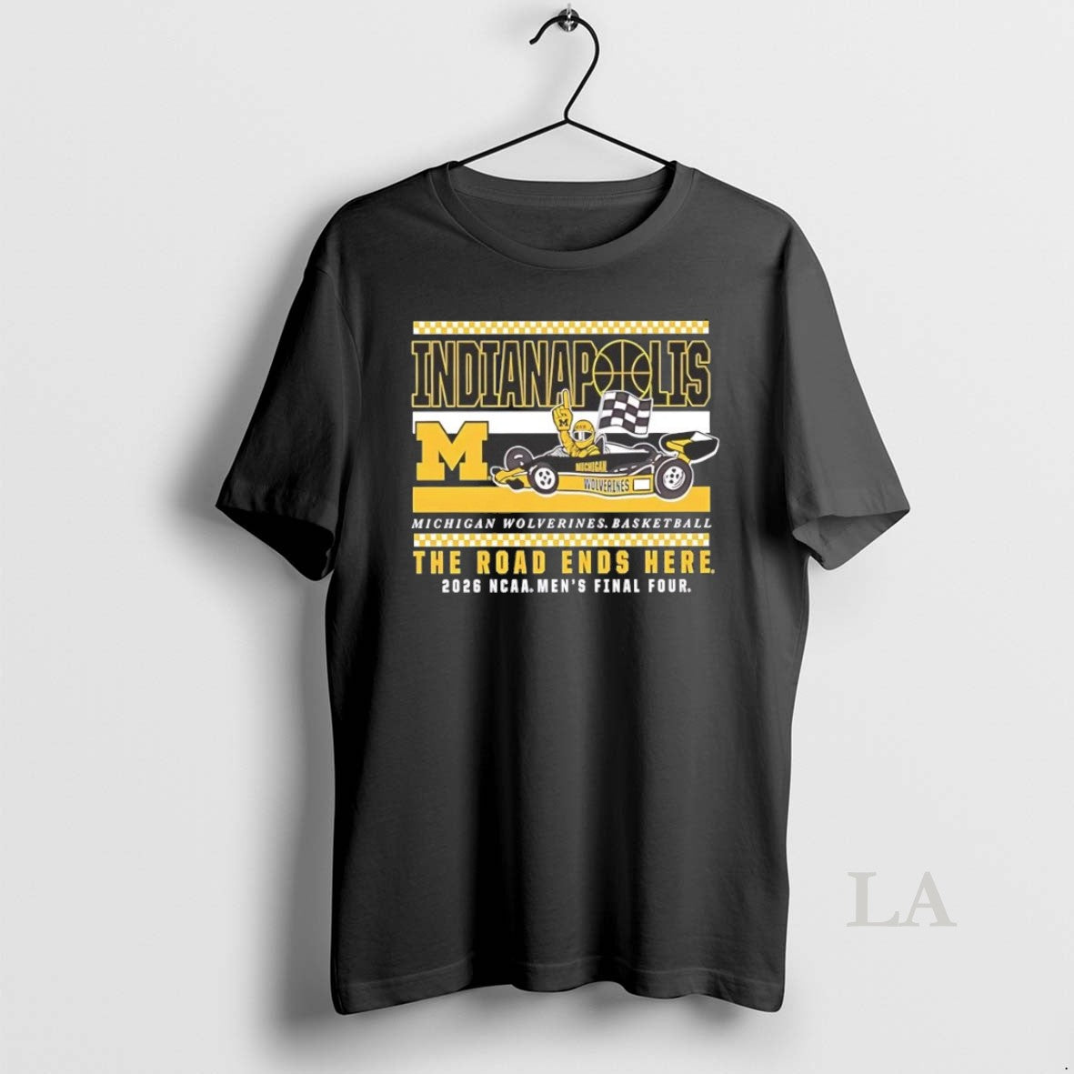 Original Michigan Wolverines Mens Basketball 2026 Ncaa Final Four The Road Ends Here