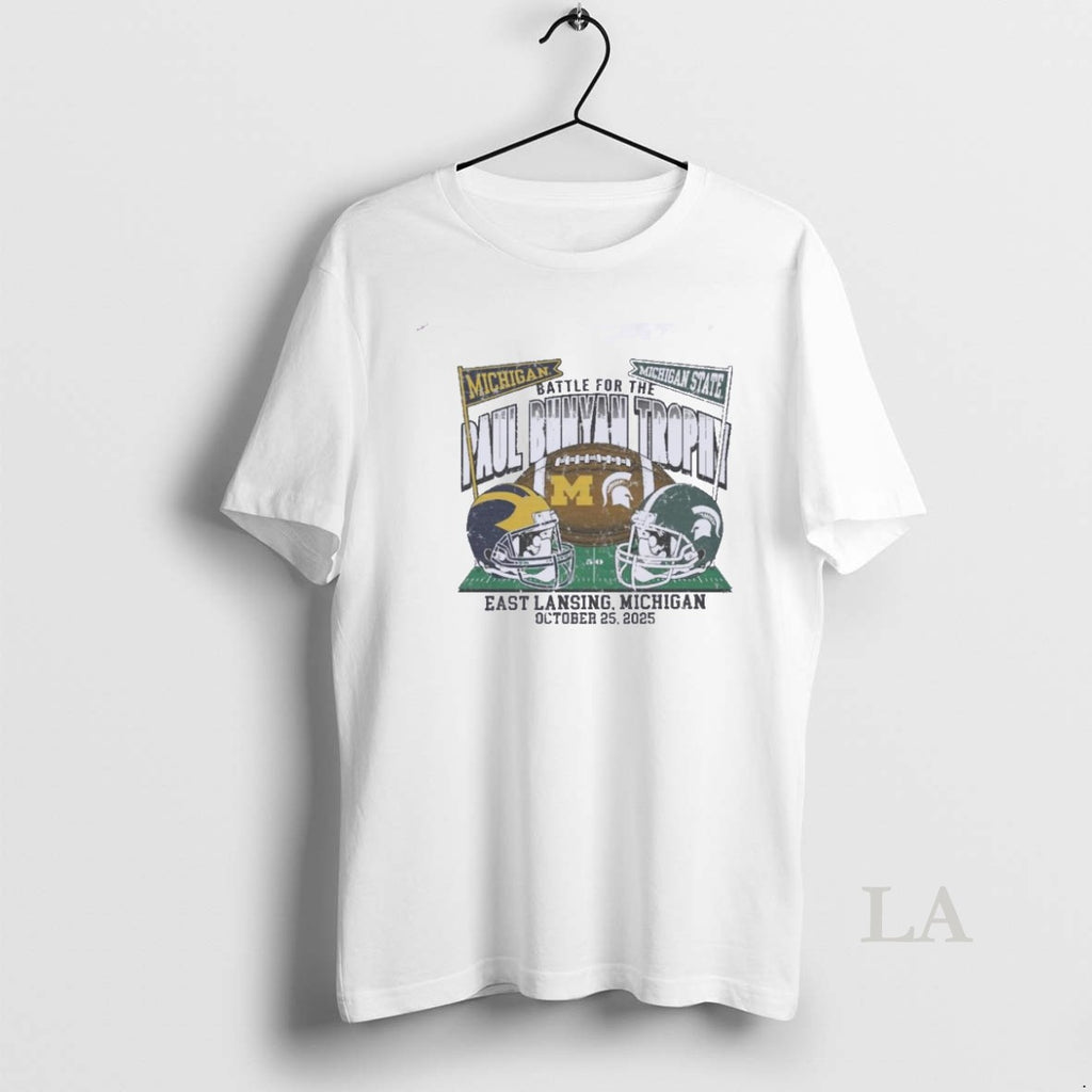 Original Michigan Vs Michigan State Football 2025 Battle For The Paul Bunyan Trophy