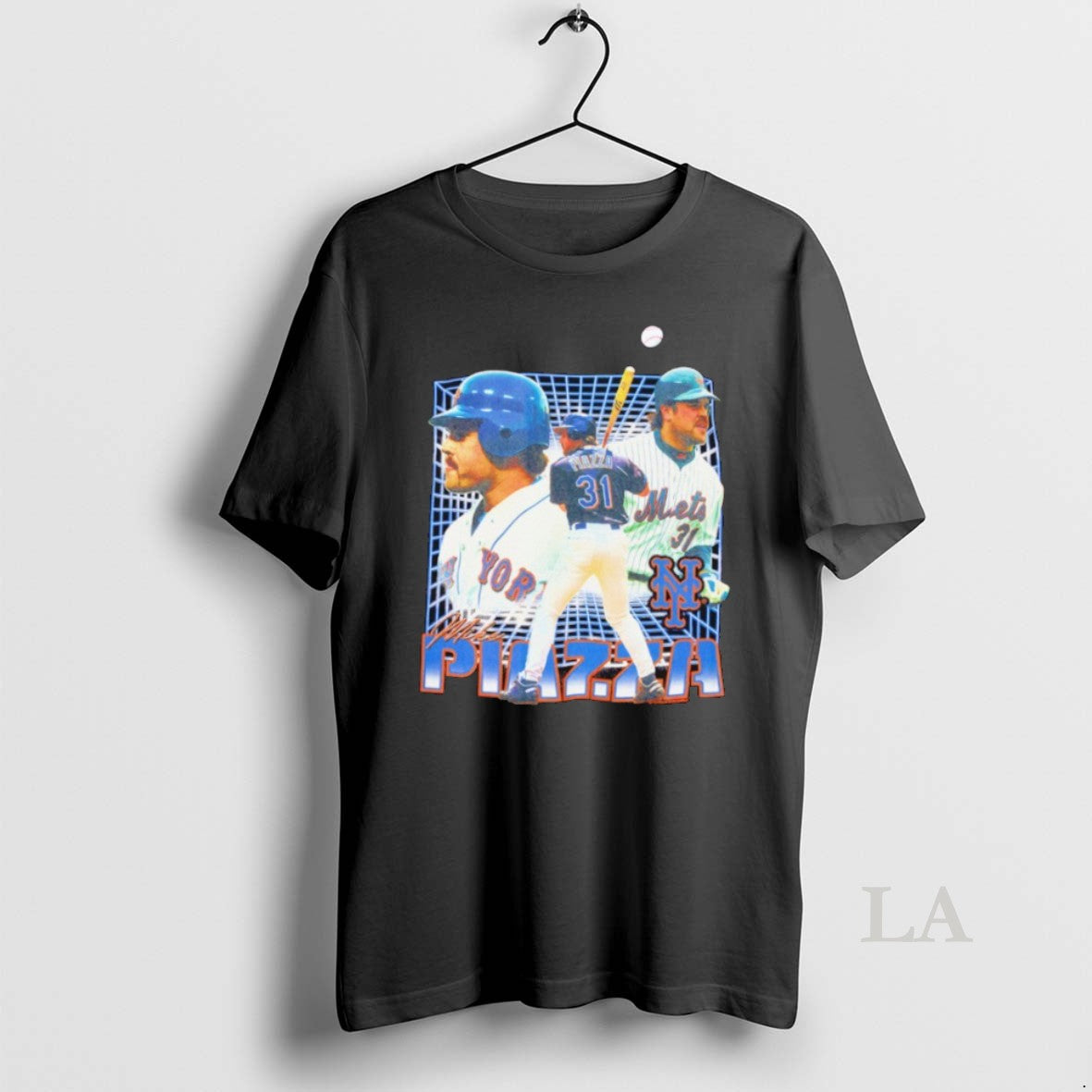 Original Mike Piazza New York Mets Mlb Legendary Collage Player