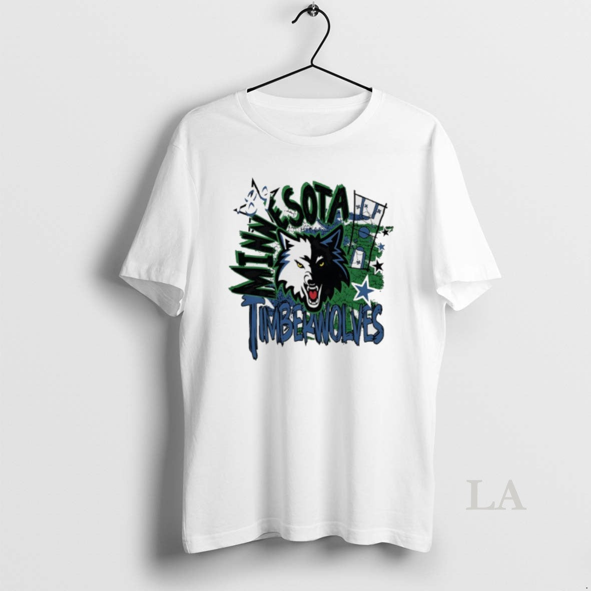 Original Minnesota Timberwolves Basketball 89 Hardwood Classics