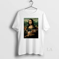 Original Mona Lisa And Cat Photo