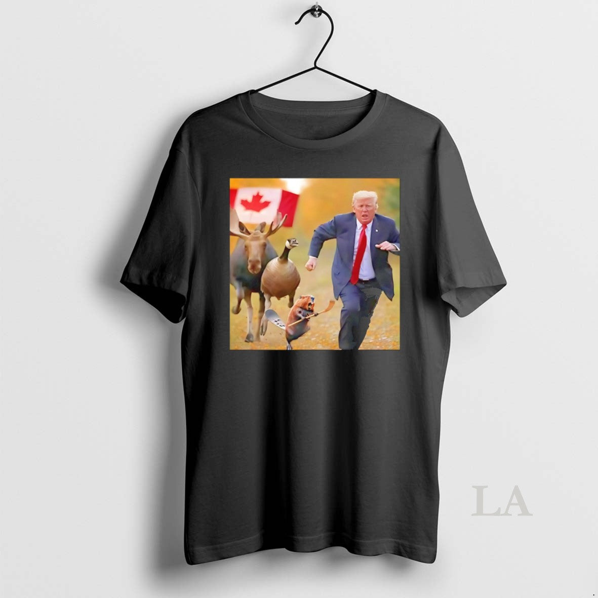Original Moose Goose Beaver Chasing Donald Trump Canada Is Not For Sale