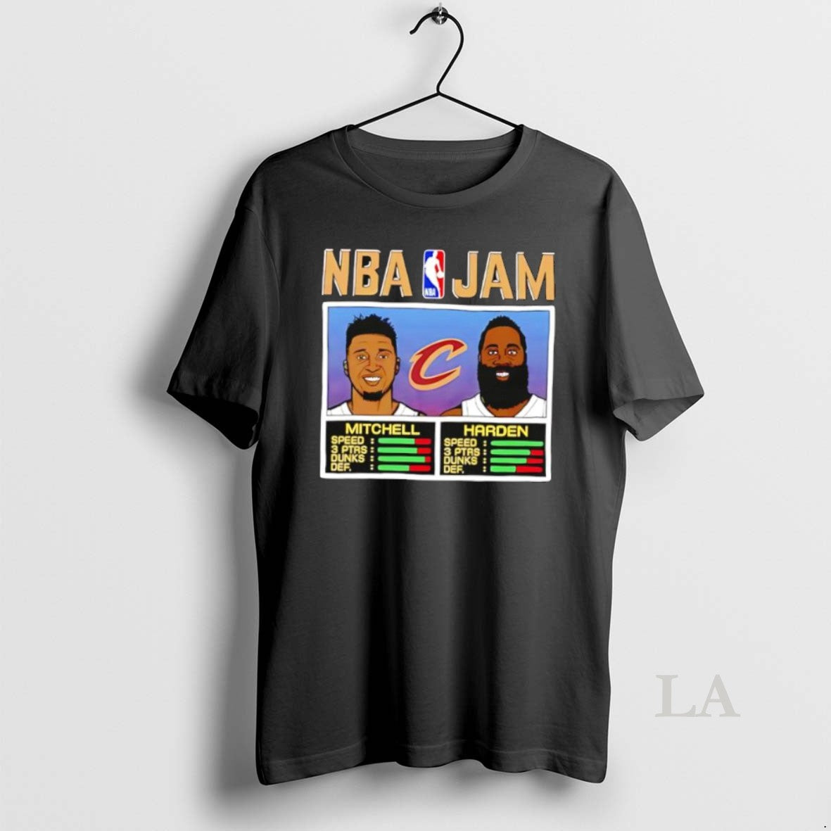 Original Nba Jam Cleveland Cavaliers Mitchell And Harden Player Stats