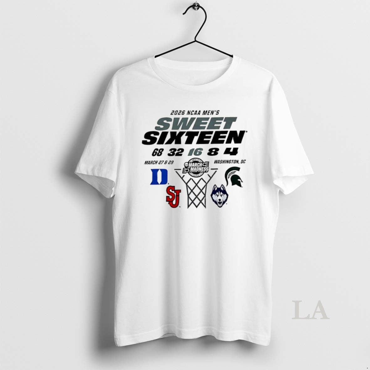 Original Ncaa Mens Basketball Tournament 2026 March Madness Sweet Sixteen Washington Logo
