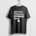 Original Nebraska Basketball January February Huskers April
