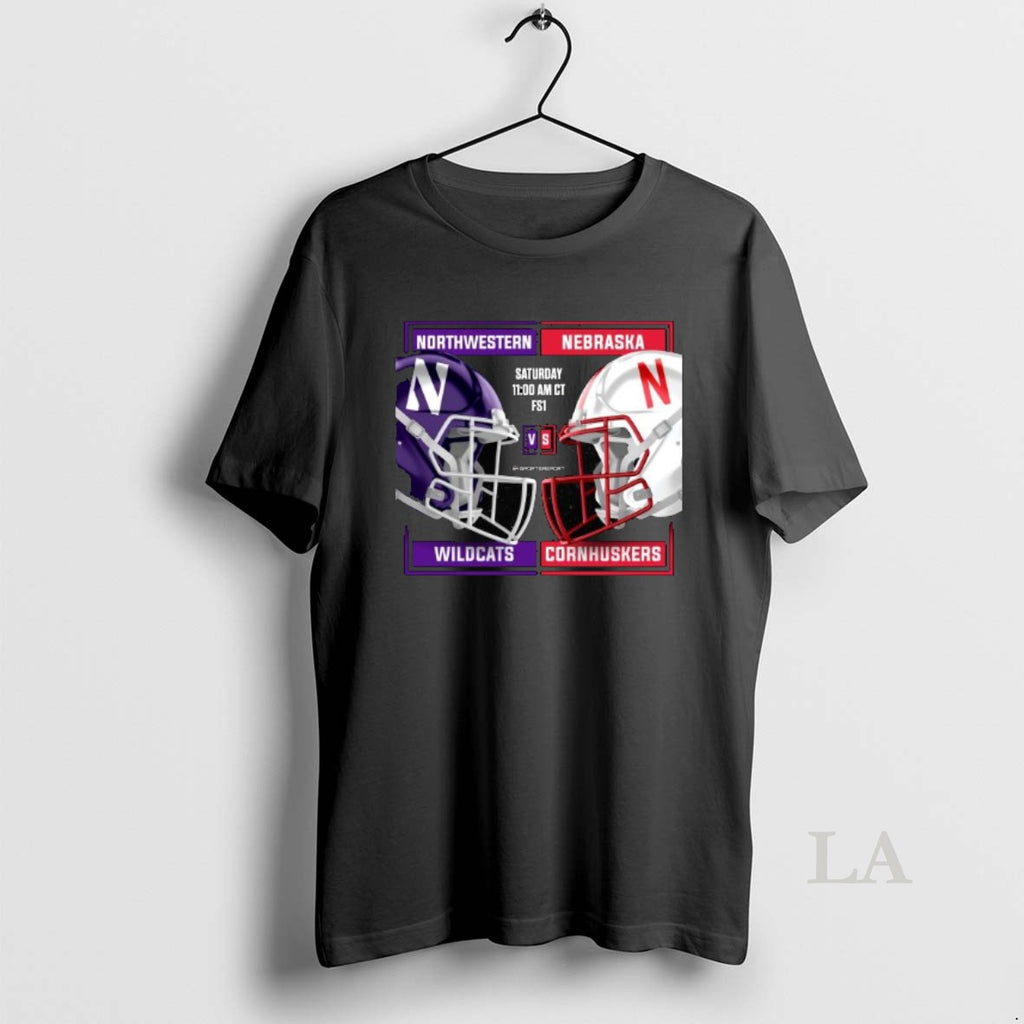 Original Nebraska Cornhuskers Vs Northwestern Wildcats Gameday Showdown October 25 2025 Long Sleve