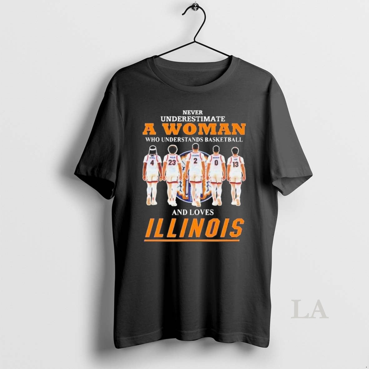 Original Never Underestimate A Woman Who Understands Basketball And Loves Illinois Fighting Illini