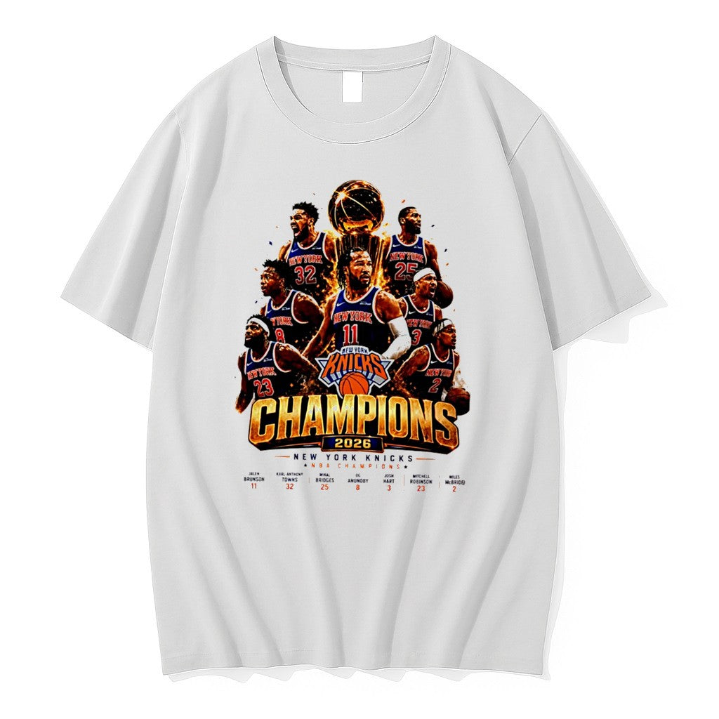 Original New York Knicks Champions 2026 Graphic Tee Tshirts Jpg