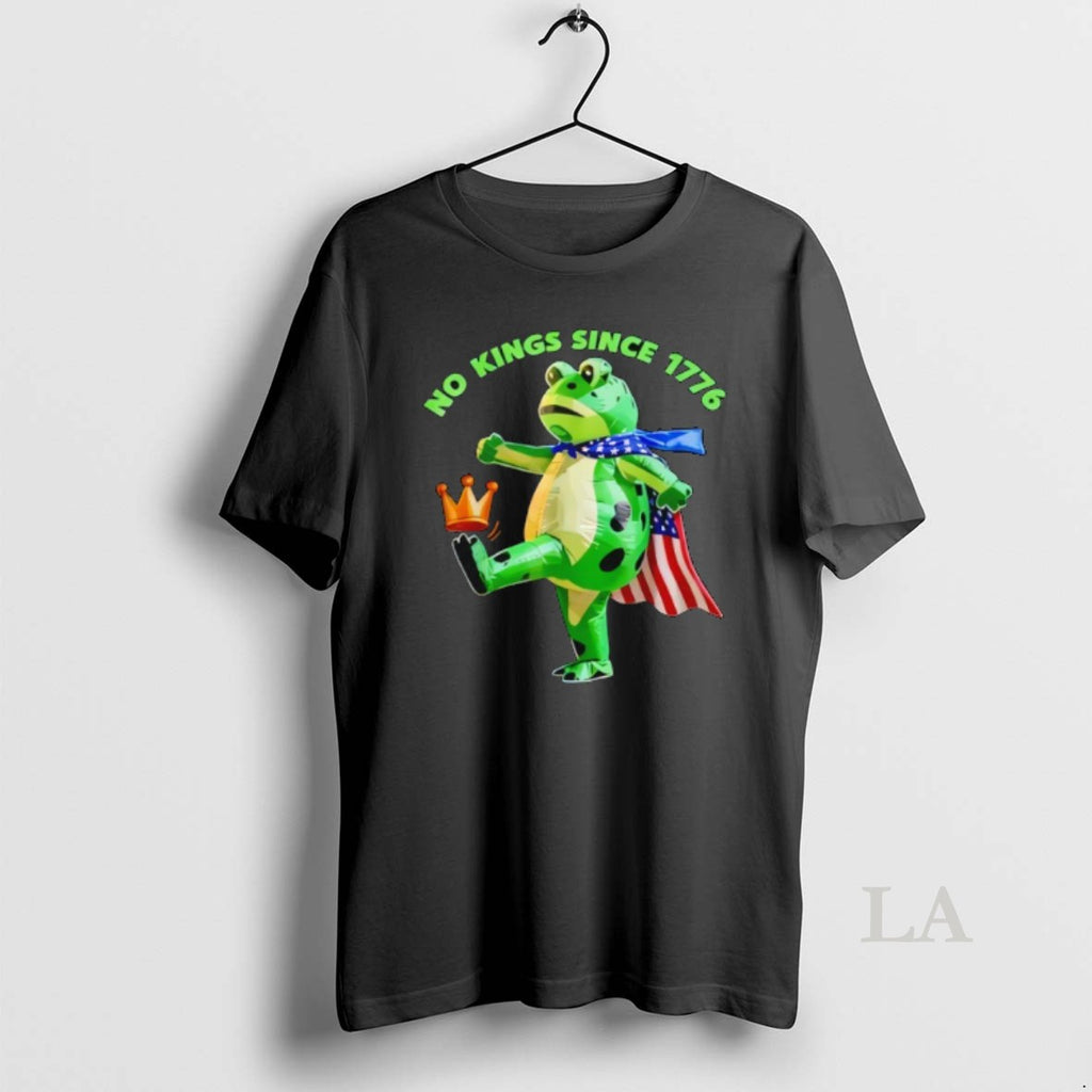 Original No Kings Since 1776 Portland Frog Kicking Crown