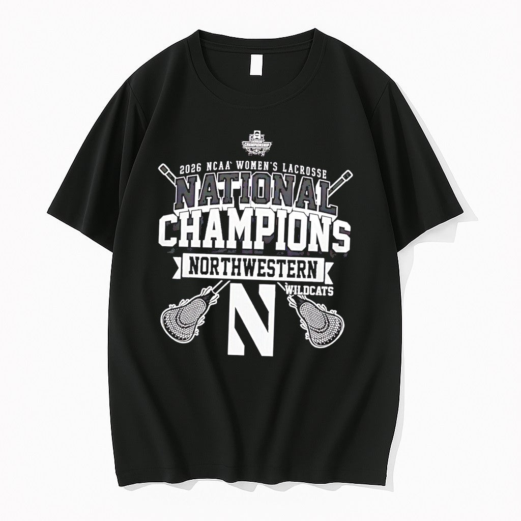 Original Northwestern Wildcats Ncaa Womens Lacrosse National Champions 2026 Classic Tee Tshirts