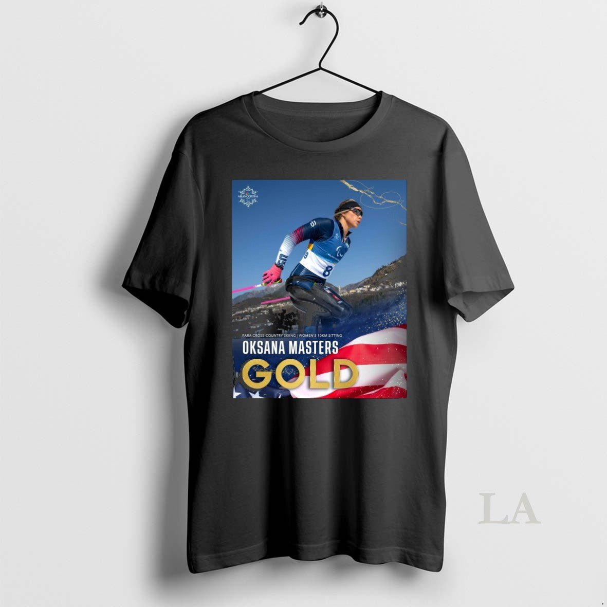 Original Oksana Masters Para Cross Country Skiing Mens 10km Sitting Gold Medal