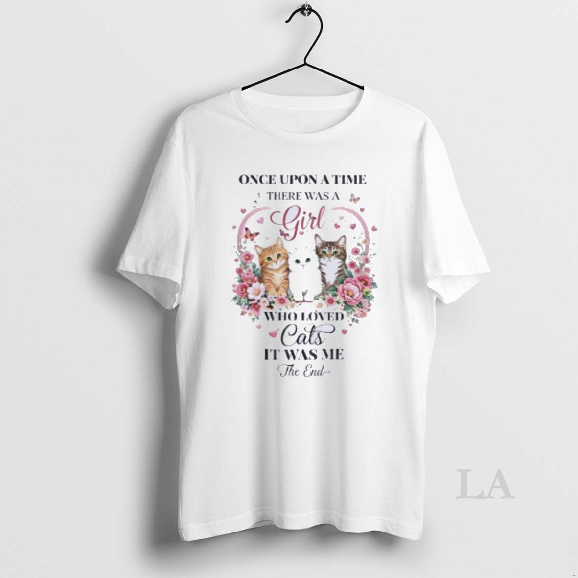 Original Once Upon A Time There Was A Girl Loved Cats