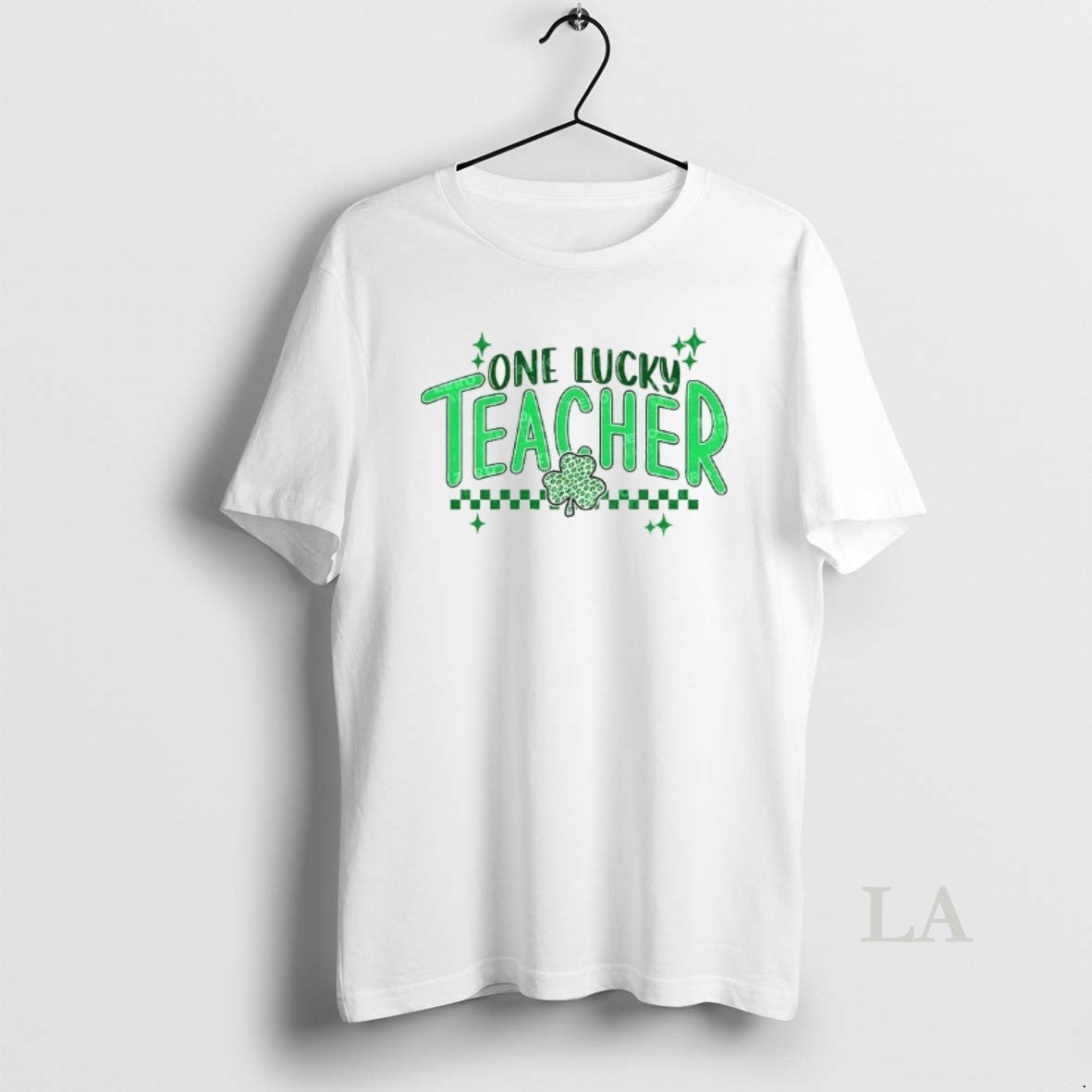 Original One Lucky Teacher Shamrock St Patricks Day
