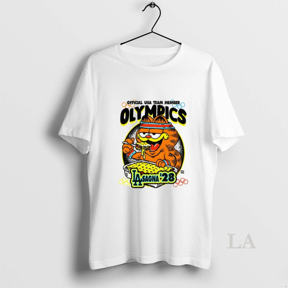 Original Orange Cat Usa Team Member Olympics Los Angeles Dodgers Sagna 28