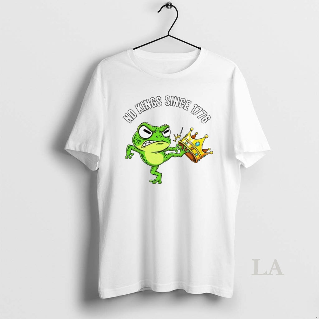 Original Patriotic Frog No Kings Since 1776 American Independence