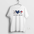 Original Peace Love Blue Jays Toronto Baseball Hand Heart Graphics