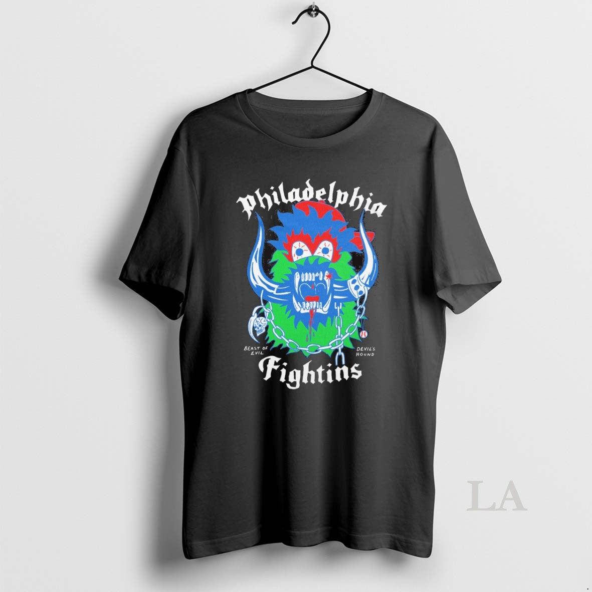 Original Philadelphia Fightins Beast Of Evil Devils Hound
