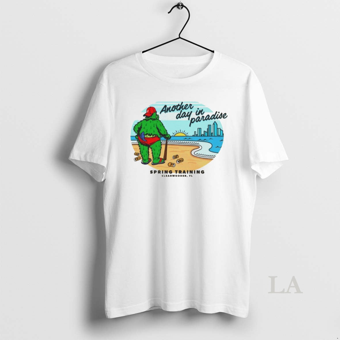 Original Philadelphia Phillies Phanatic Hangover Spring Training Another Day In Paradise Cartoon