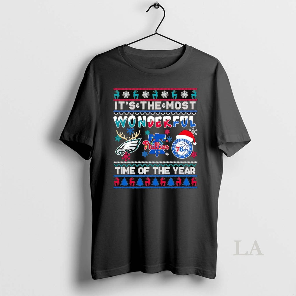 Original Philadelphia Sports Teams Its The Most Wonderful Time Of The Year Christmas