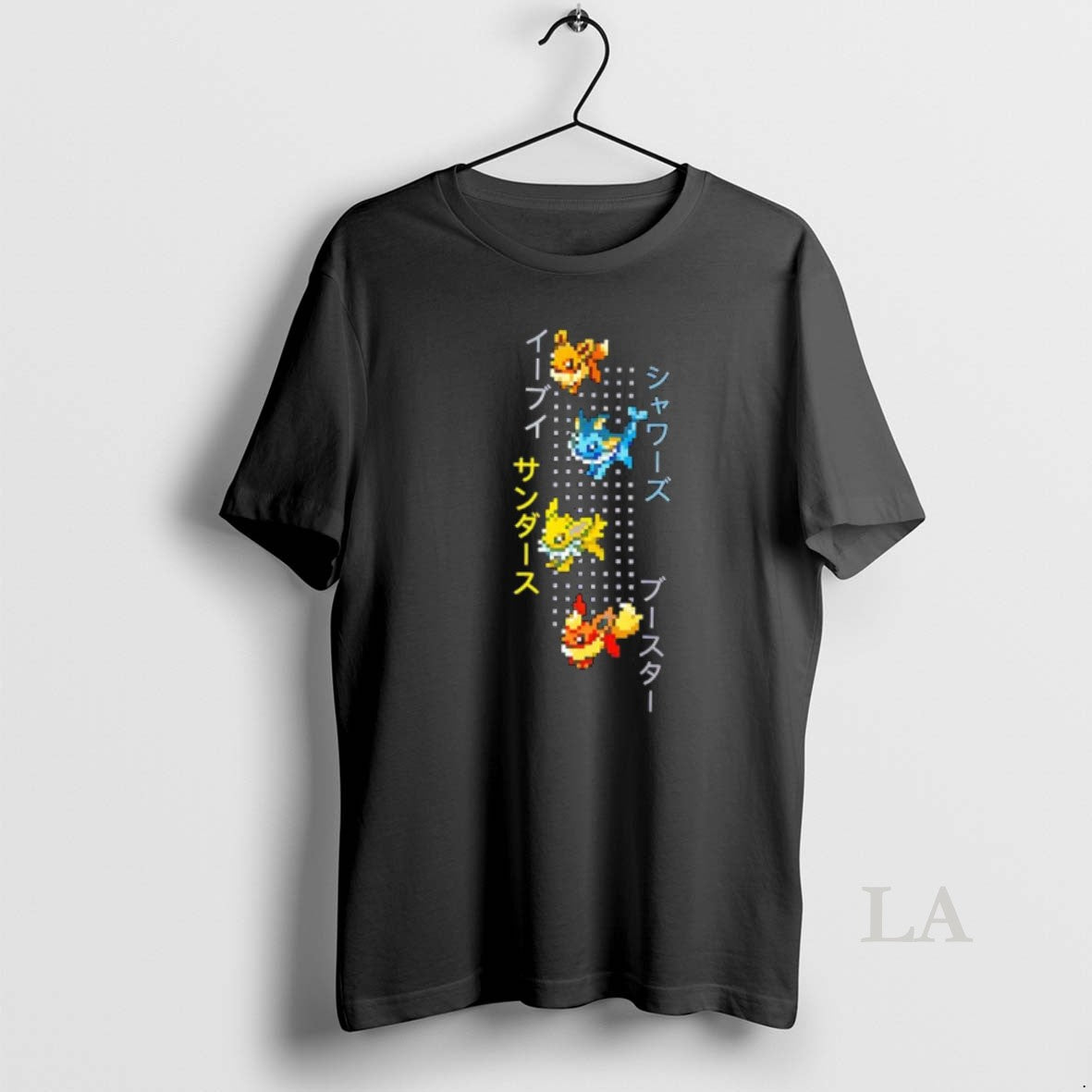 Original Pokemon Eevee Vaporeon Jolteon Flareon Anime Pixel Art