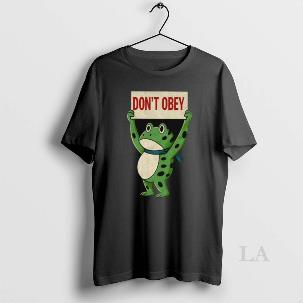 Original Portland Frog Dont Obey Resist
