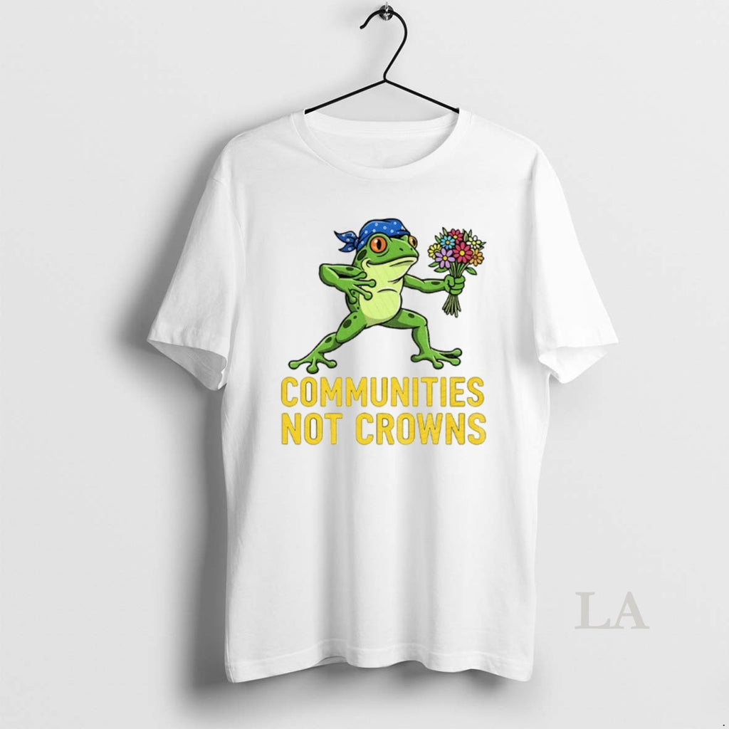 Original Portland Frog Protester Communities Not Crowns Frog