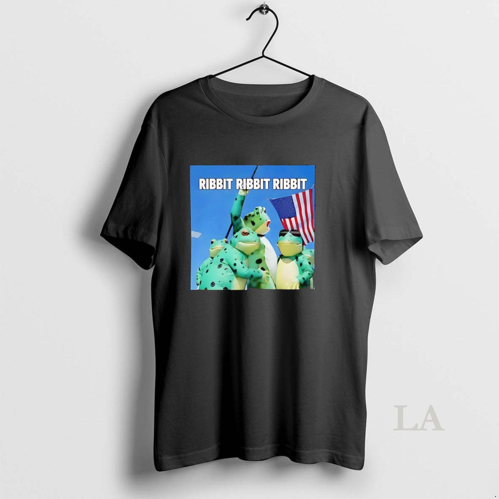 Original Portland Frog Ribbit Protest Trump Assassination Parody