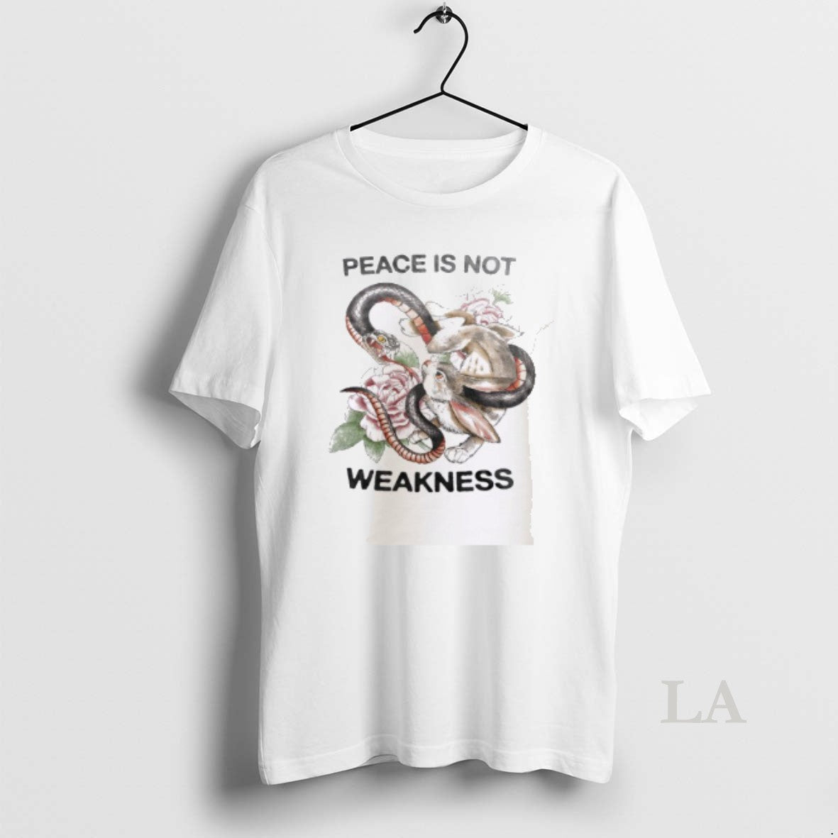 Original Rabbit And Snake Peace Is Not Weakness