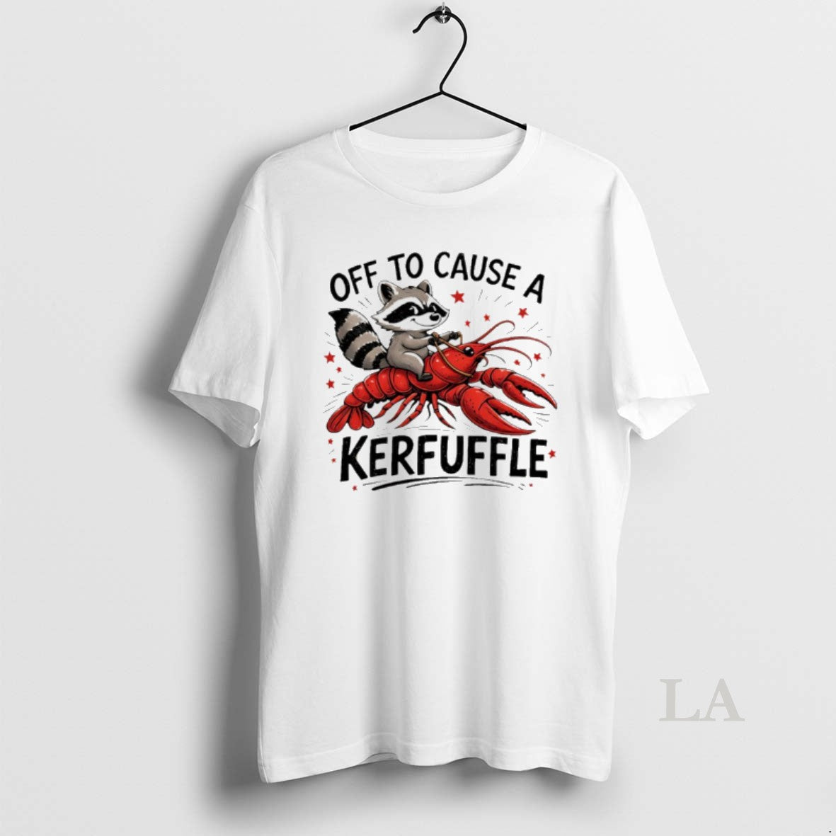 Original Raccoon Riding Crawfish Off To Cause A Kerfuffle