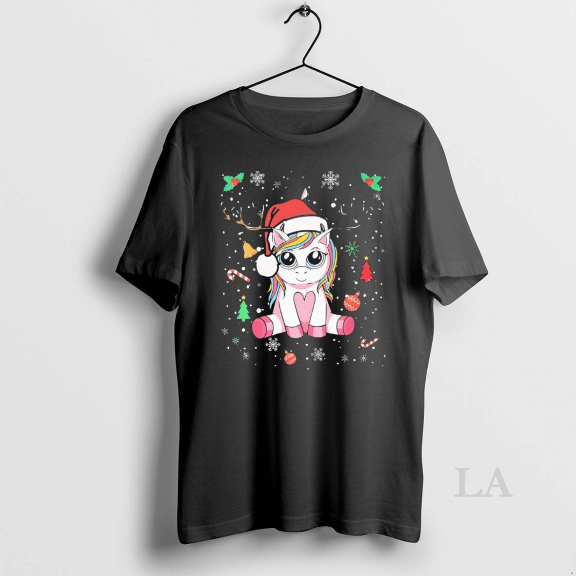 Original Reindeer Horn Unicorn Santa Hat Christmas