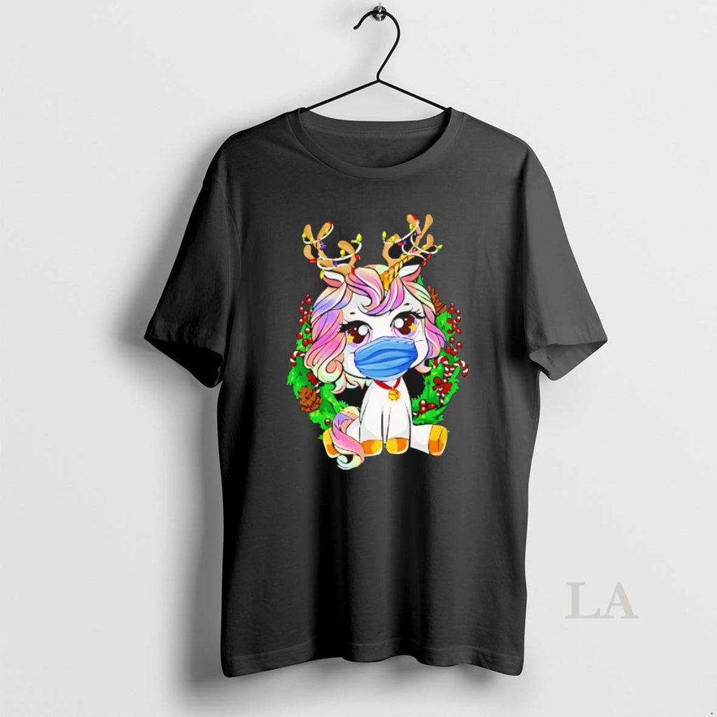 Original Reindeer Unicorn Masked Holiday Cheer Christmas