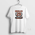 Original Samuel Basallo 29 Baltimore Orioles Baseball Name And Number