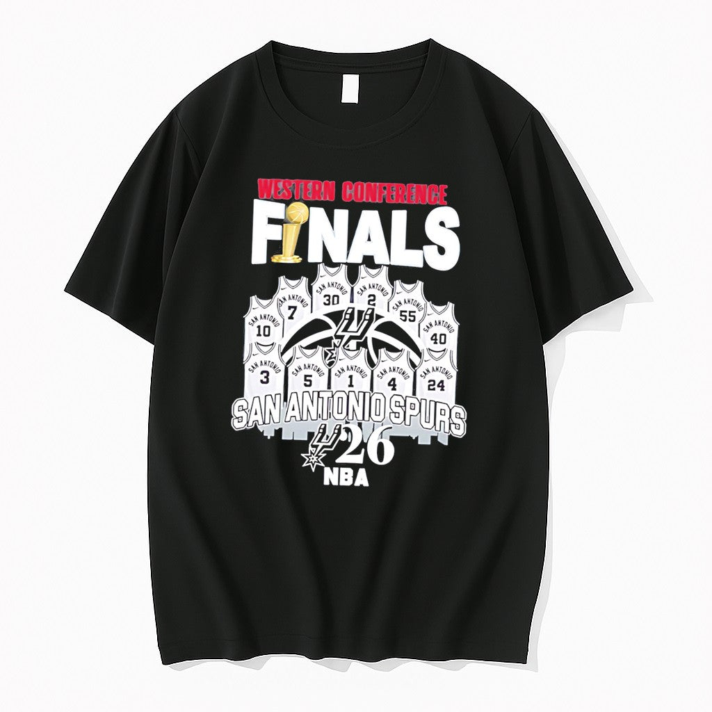 Original San Antonio Spurs Western Conference Finals Nba Graphic Tee Tshirts