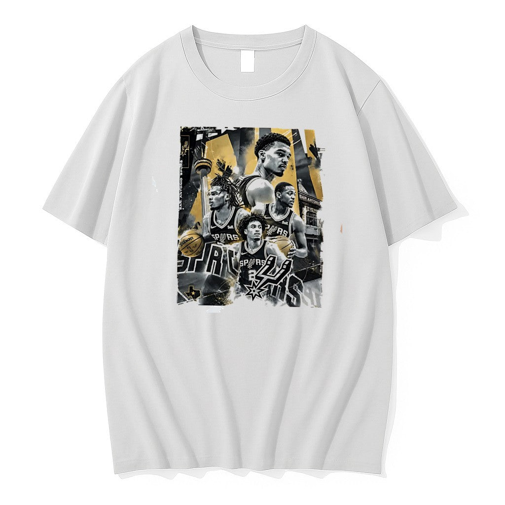 Original San Antonio Spurs Players Collage 2026 Nba Finals Graphic Tee Tshirts
