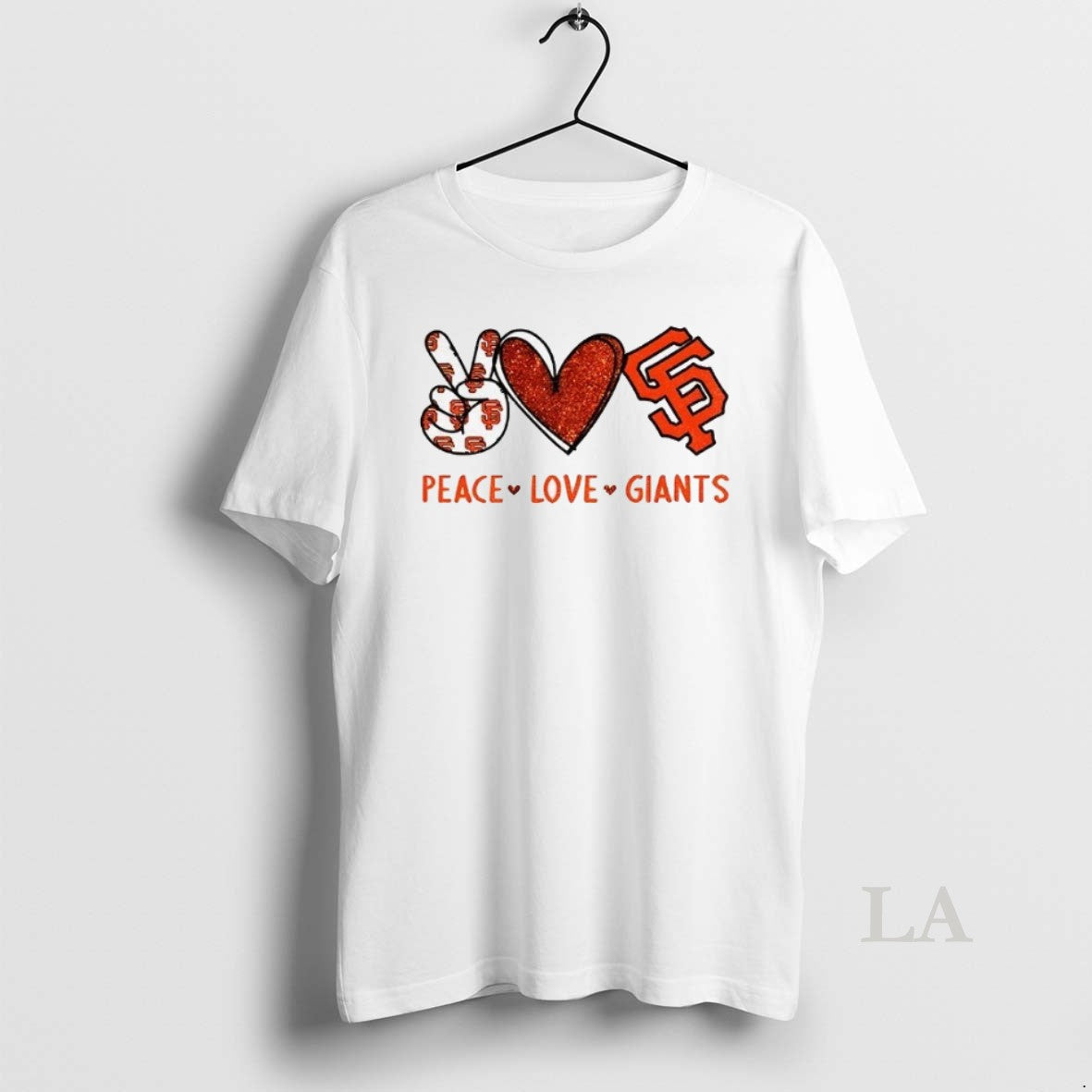 Original San Francisco Giants Baseball Peace Love Giants Logo