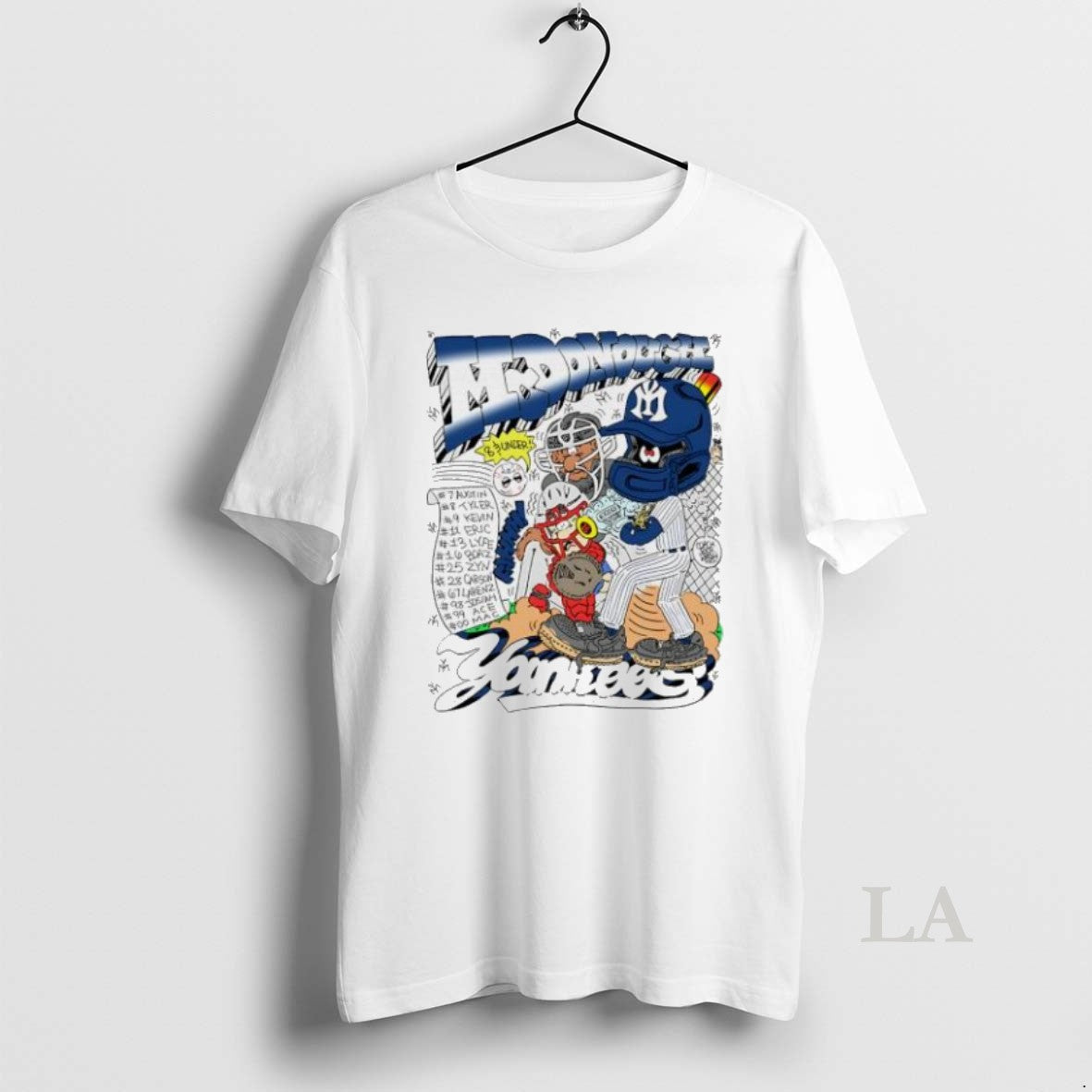Original Sean Mcdonough New York Yankees Mlb List Of Player Names Cartoon Womens