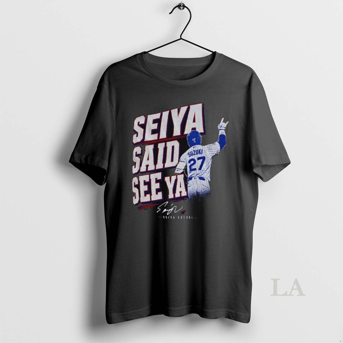 Original Seiya Suzuki Chicago Cubs Baseball Seiya Said See Ya Signature