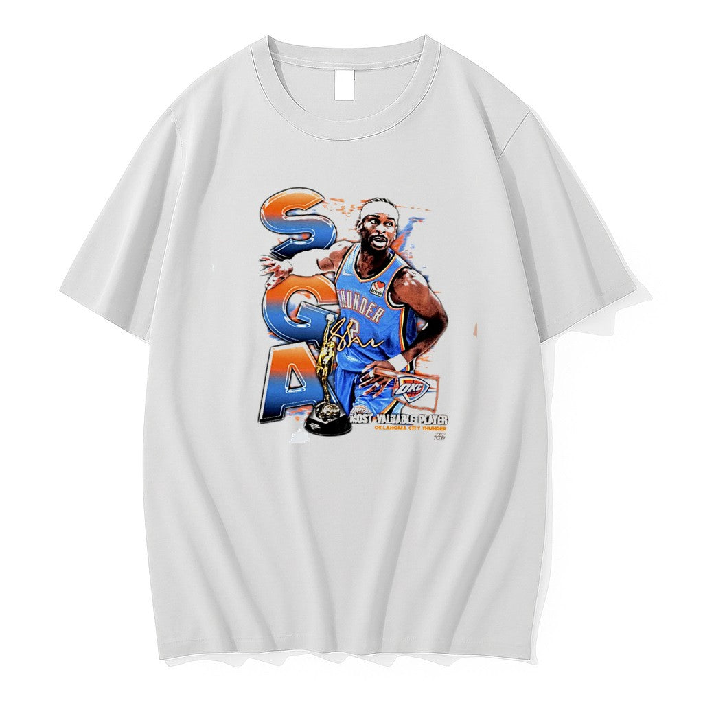 Original Shai Gilgeous Alexander Okc Thunder Most Valuable Player 2026 Graphic Tee Tshirts