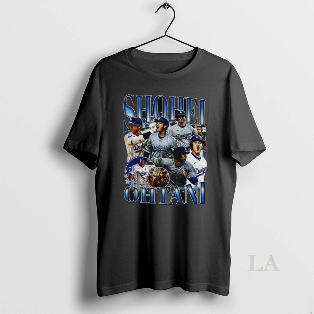 Original Shohei Ohtani Los Angeles Dodgers Mlb Baseball Graphic Signature