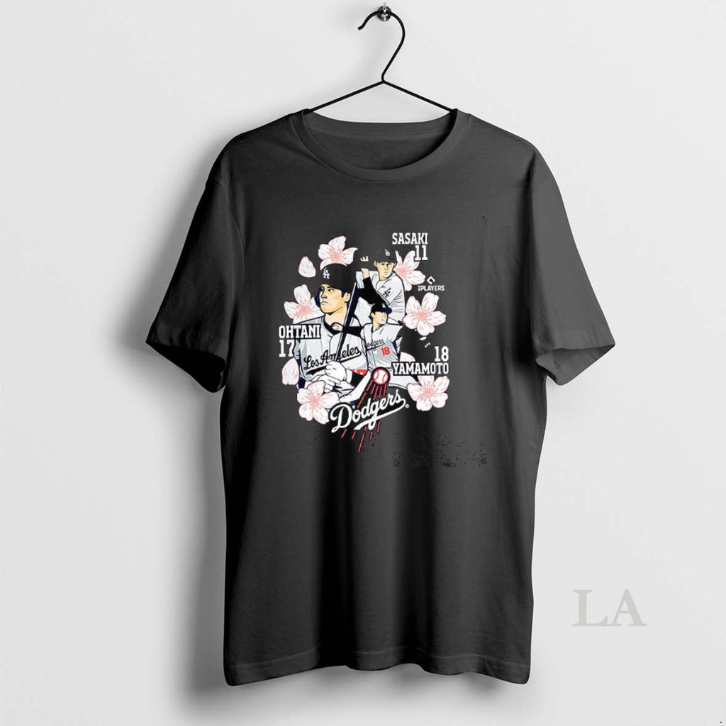 Original Shohei Ohtani And Yoshinobu Yamamoto Los Angeles Dodgers Flower
