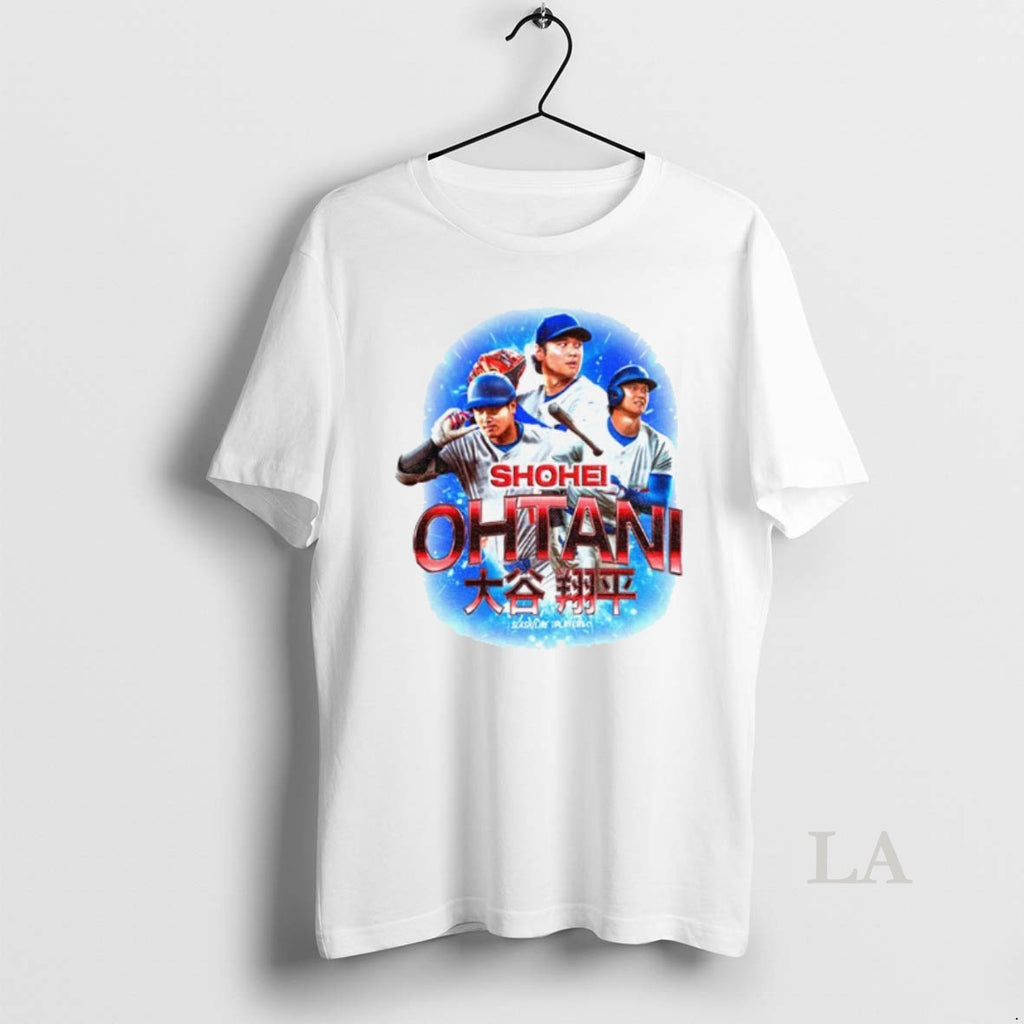 Original Shohei Ohtani Posing Los Angeles Dodgers Mlb Baseball Graphic