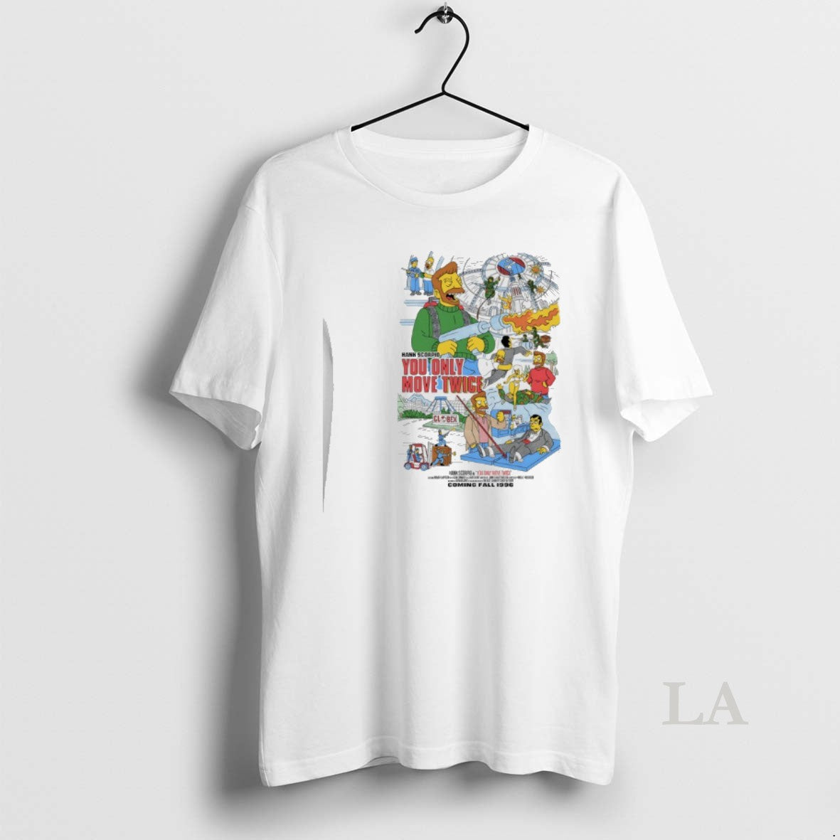 Original Simpsons You Only Move Twice Graphic