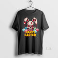Original Skull With Rabbit Ears Eggs Eater Happy Easter Scary