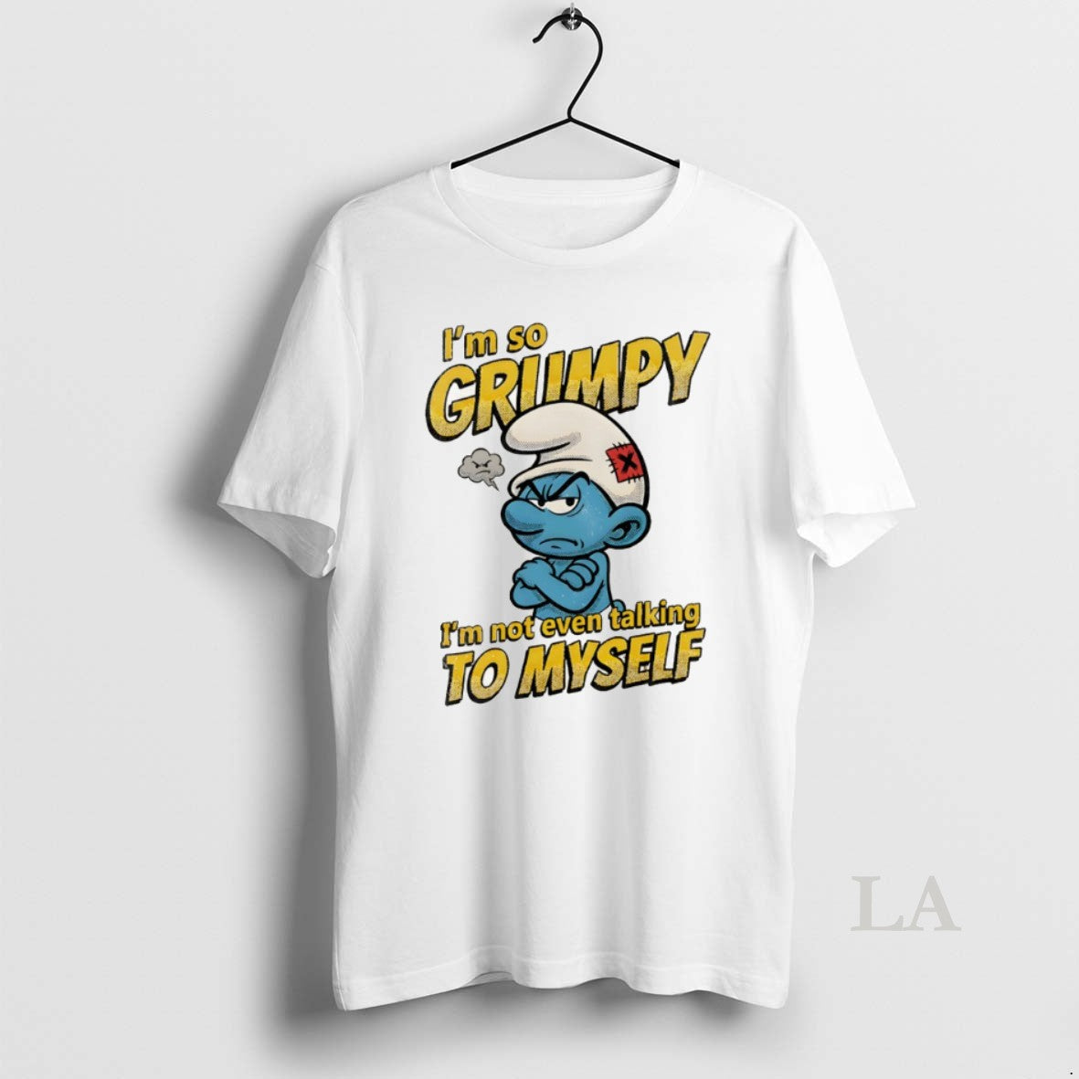Original Smurfs Im So Grumpy Im Not Even Talking To Myself